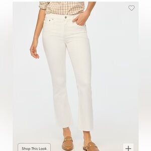 J. Crew High-Rise Crop Flare Jean